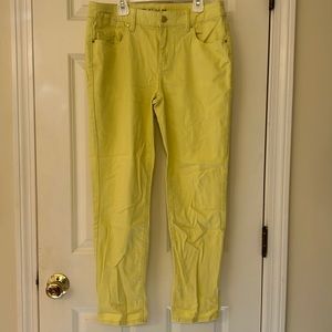 Light yellow jeans size 0